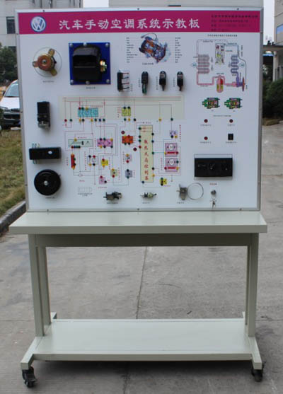 HY-QC645汽車手動(dòng)空調(diào)系統(tǒng)示教板