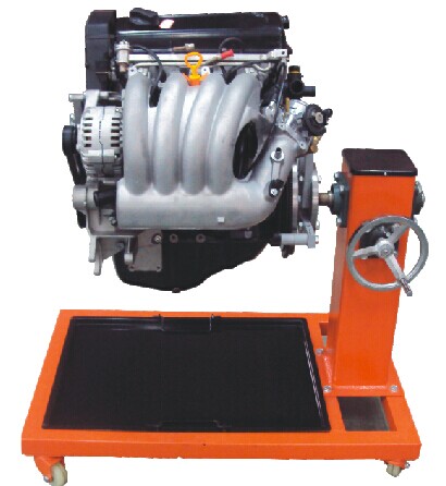 HY-QC719C型汽油電控發(fā)動機拆裝實訓(xùn)臺（發(fā)動機翻轉(zhuǎn)臺架）