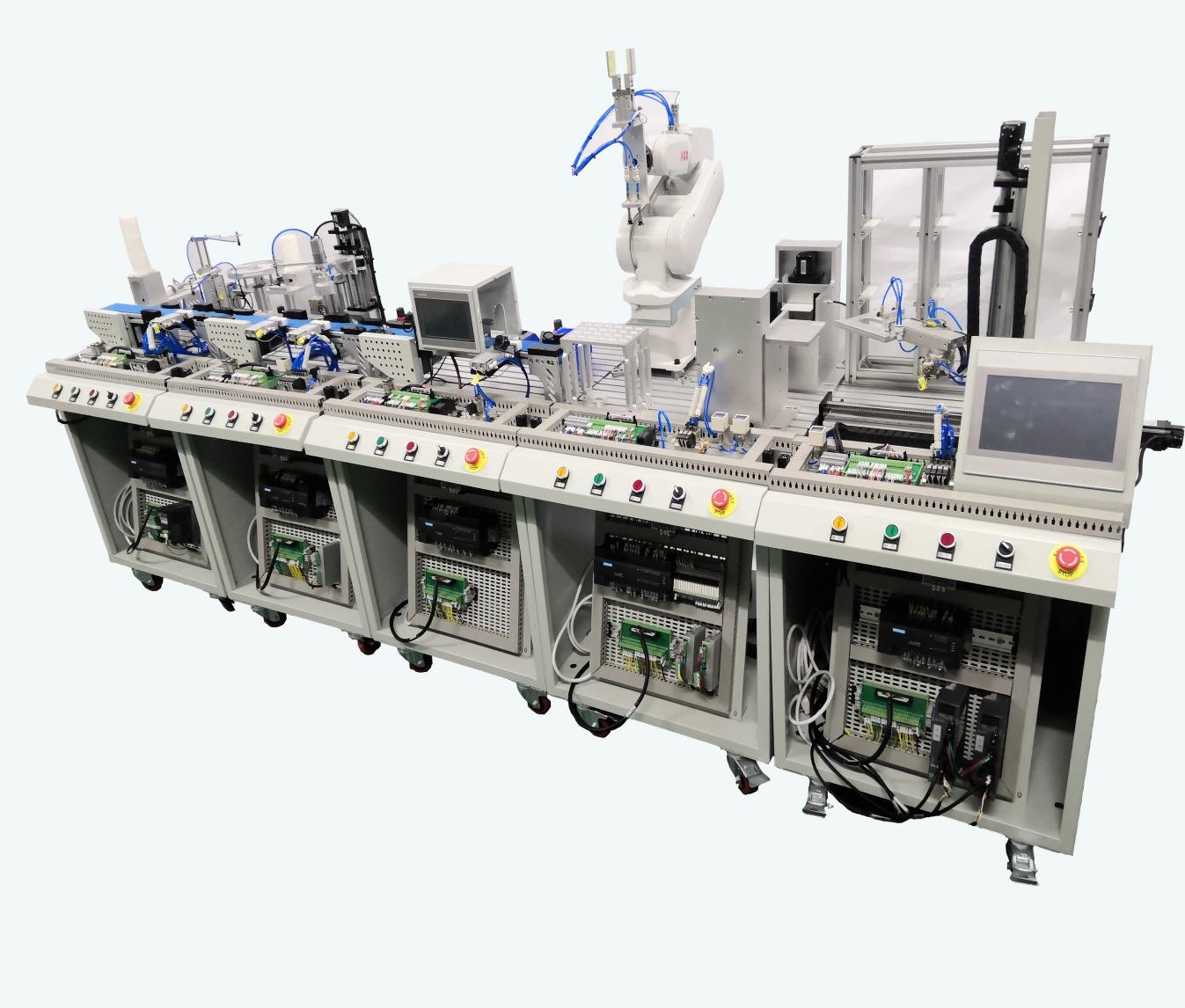 HYRX-GZ04工業(yè)機(jī)器人罐裝生產(chǎn)流水線實(shí)訓(xùn)系統(tǒng)